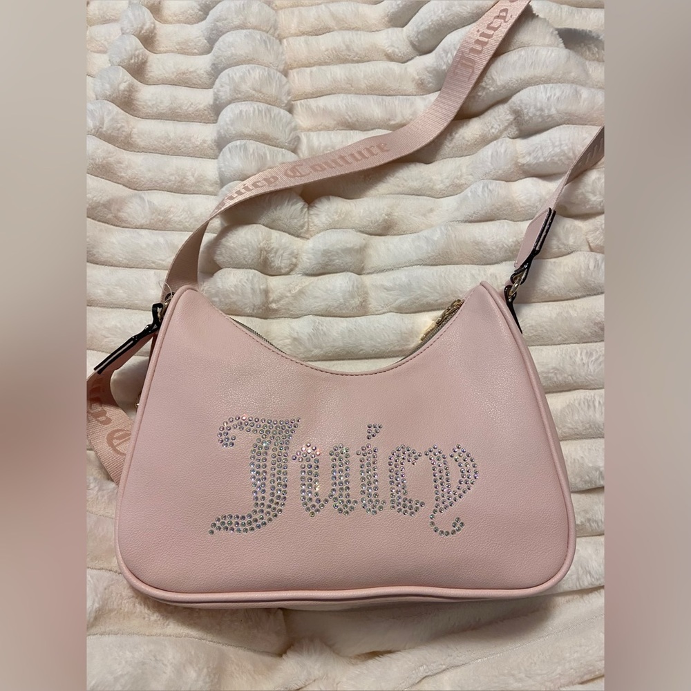 juicy couture baby pink shoulder bag